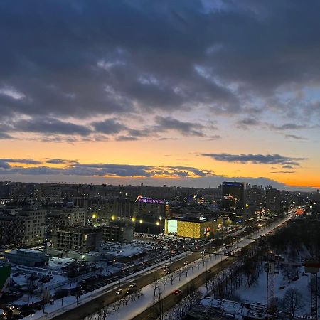 Apartament Skyscrapper Z Widokiem Na Panorame Warszawy Varsóvia Exterior foto